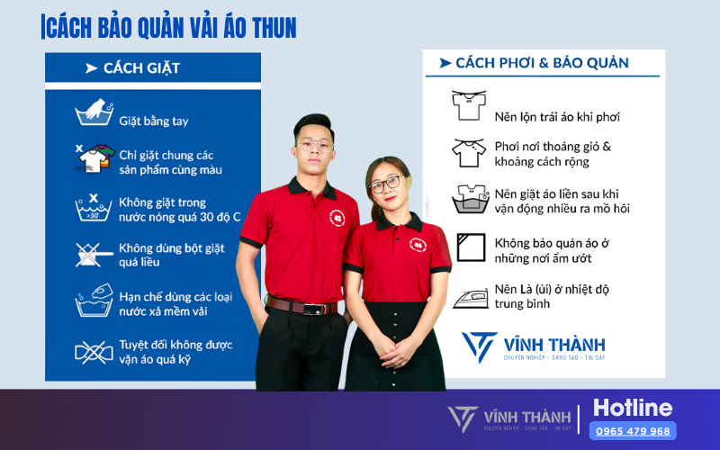 Cách bảo quản vải thun